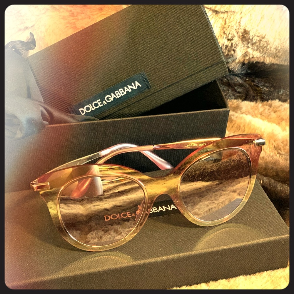 Dolce & Gabbana 51 mm cat eye mirror sunglasses